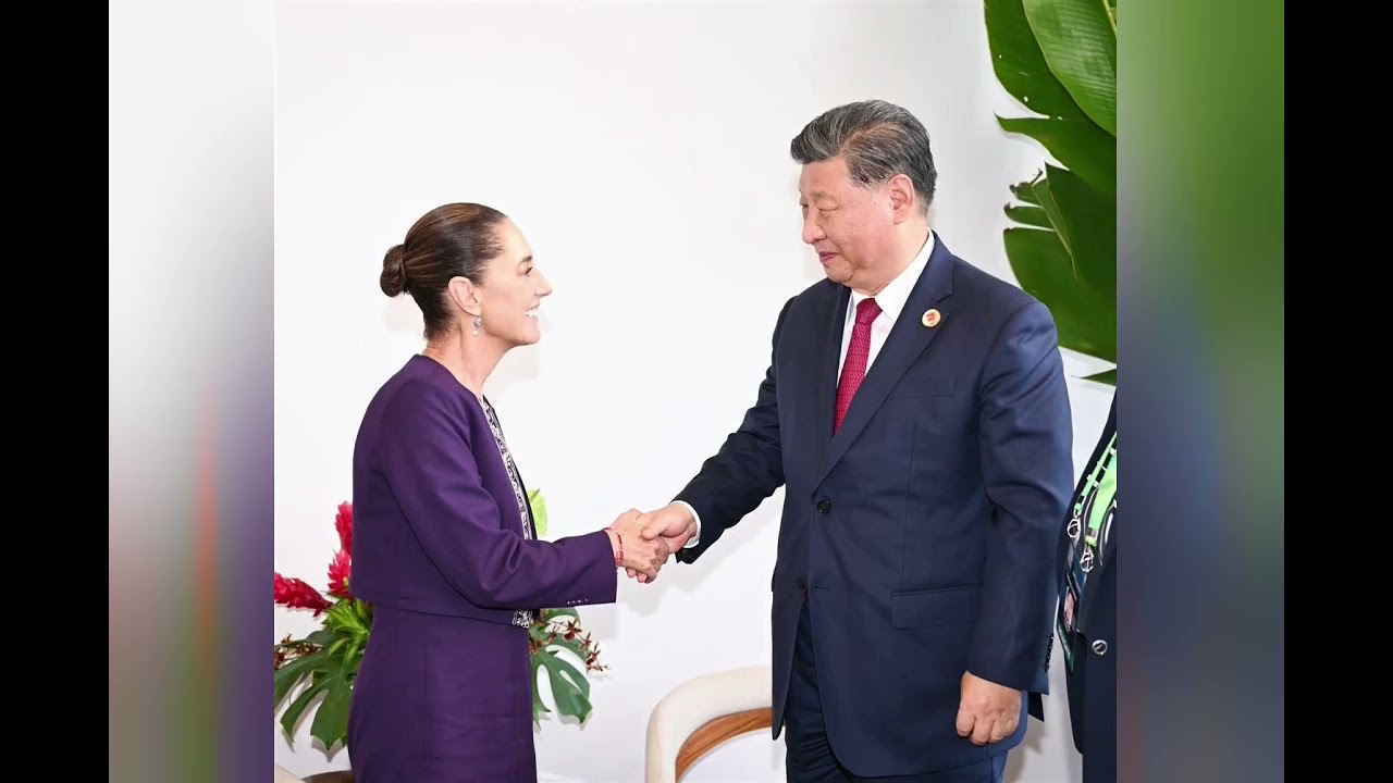 Chinese President Xi Jinping met with Mexican President Sheinbaum.