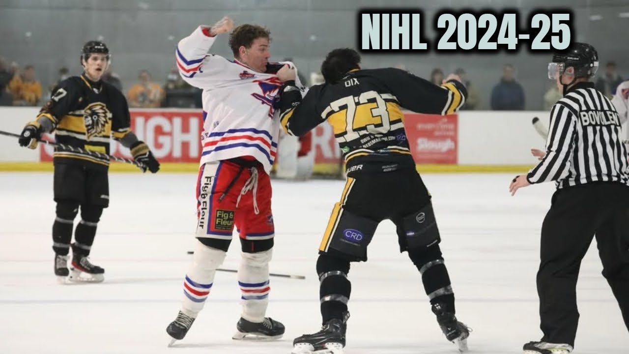 NIHL 2024-25 Fights (All Divisions)