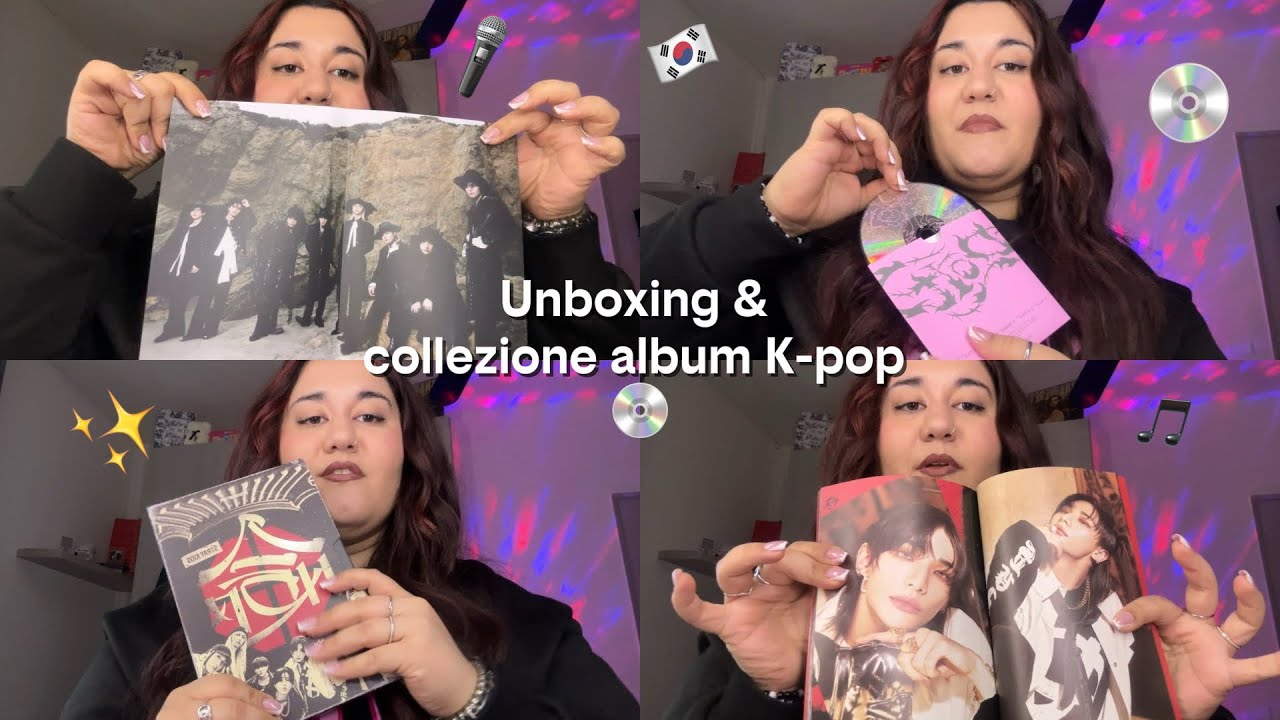 Unboxing & collezione album K-pop 💿