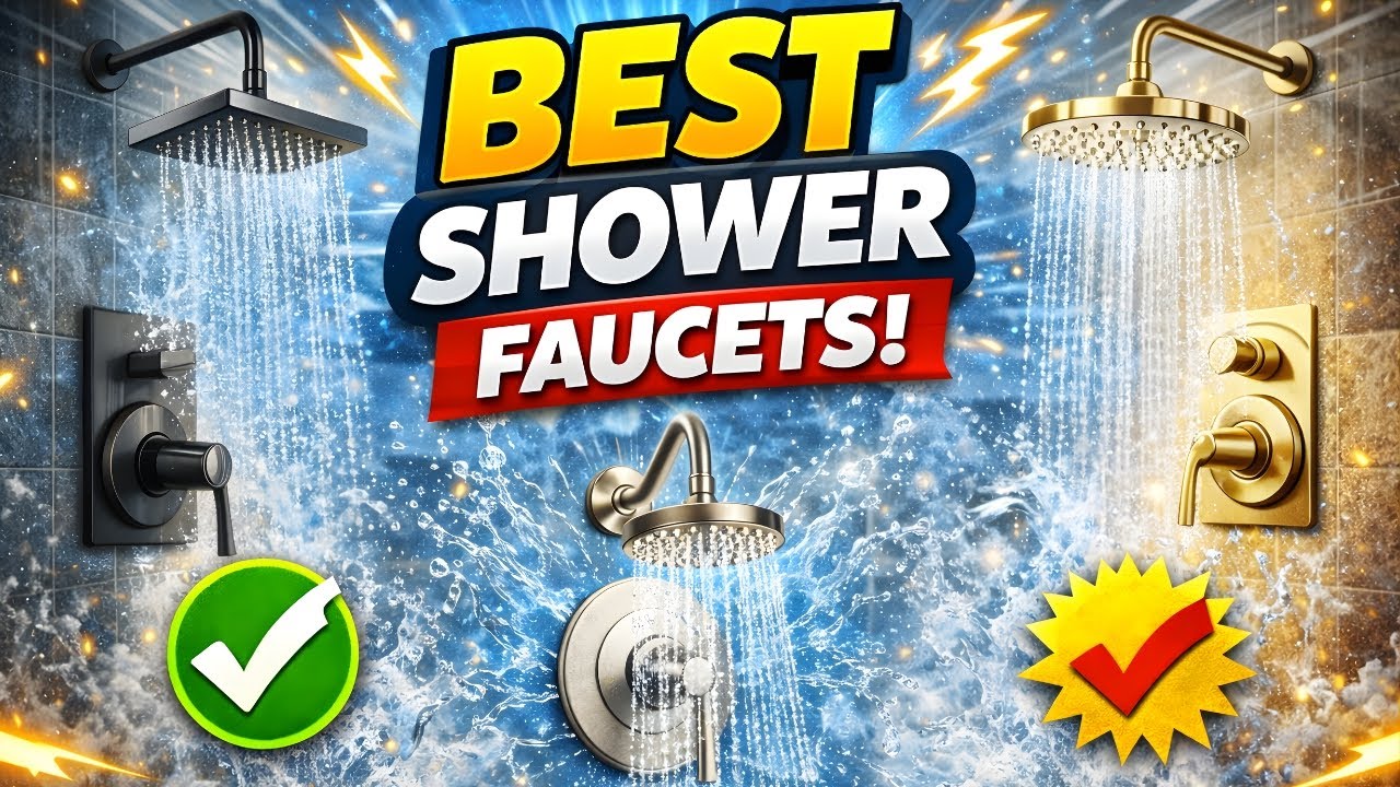 Best Shower Faucet 2026 | Matte Black, Rainfall & High-Pressure Picks