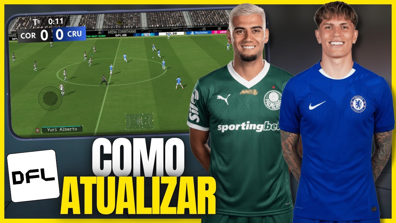 DFL 2026 V1.1 NOVA ATUALIZAÇÃO DE ELENCOS | brasileirão e europeu