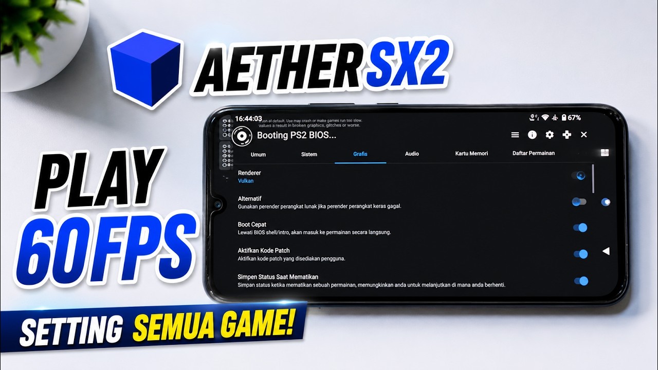 HP Hampir Nyerah Main AetherSX2, Tapi Settingan Ini Bikin Semua Game Jalan Smooth!