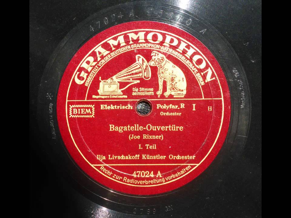 Bagatelle-Ouvertüre (Rixner)  Livschakoff 1935