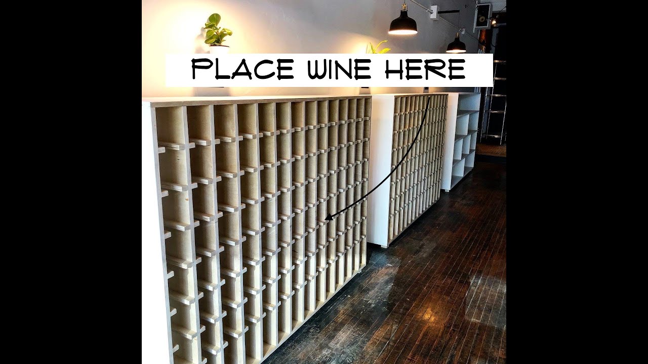 DIY Wine Rack - being bad never felt so good.