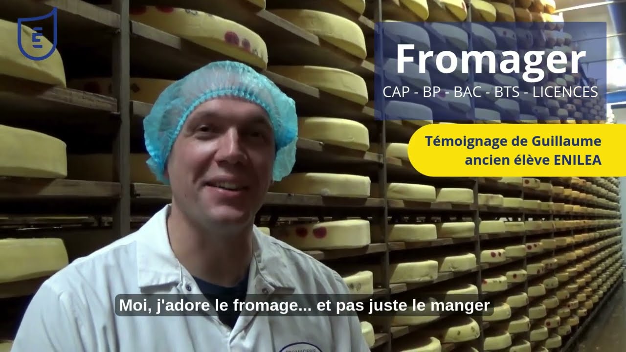 Témoignage de Guillaume, FROMAGER, ancien élève ENILEA : parcours, emplois, salaires & international