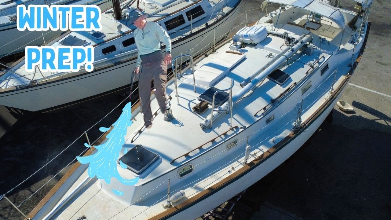 Доставка и подготовка моего кеча Lake Michigan Pearson 424 Ketch к ЗИМЕ!