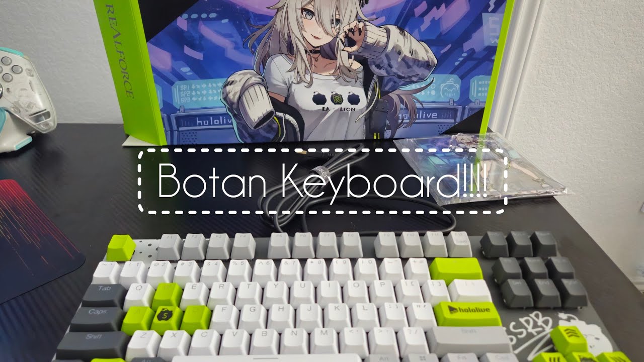 Shishiro Botan keyboard unboxing!!!
