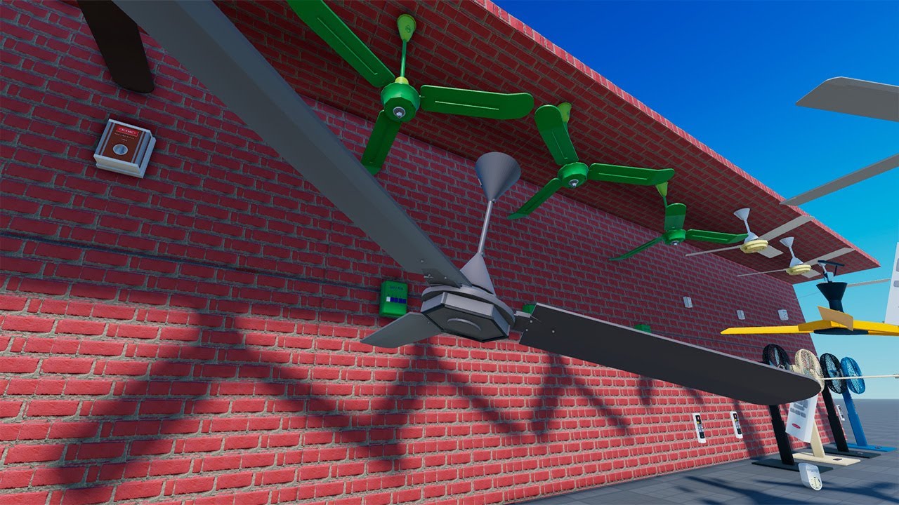 PAREDÃO DE VENTILADORES DE TETO @Kids_Mais | Ceiling Fans on Roblox
