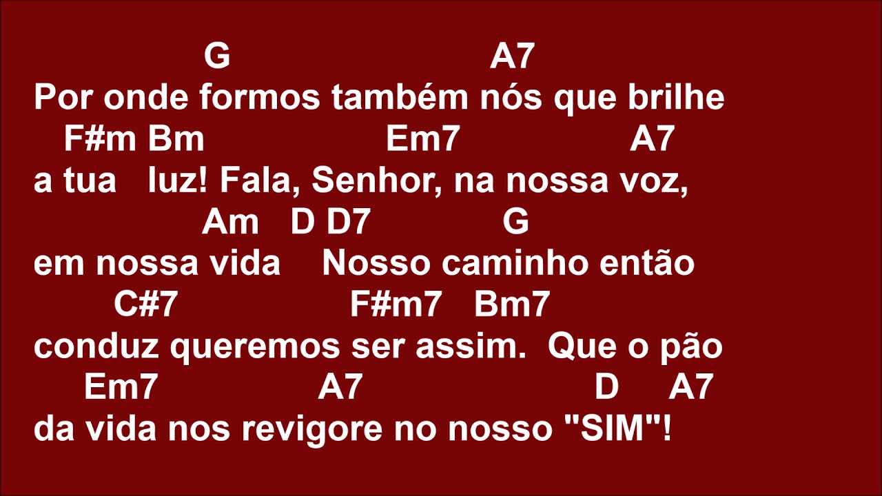 [COMUNHÃO] VEJAM EU ANDEI PELAS VILAS