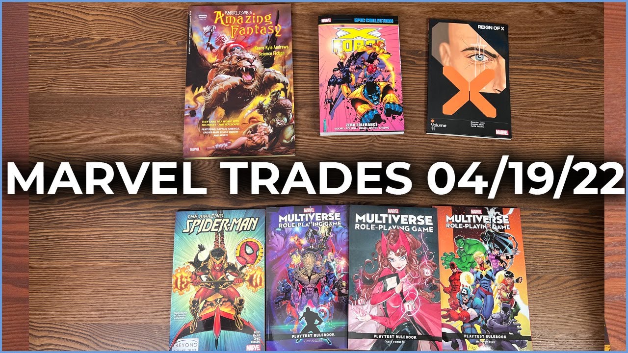 New Marvel Books 04/19/22 Overview| X-Force Epic Collection: Zero Tolerance | Amazing Fantasy