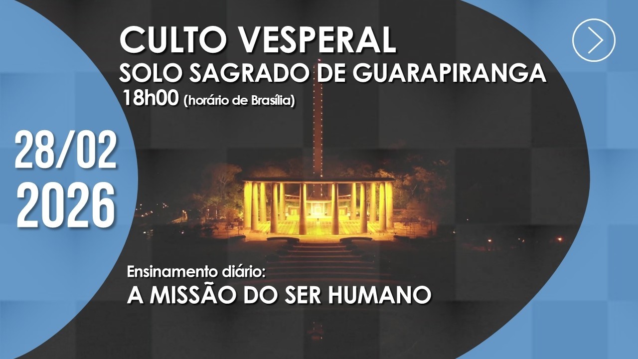Culto Vesperal | Solo Sagrado de Guarapiranga - 28/02/2026