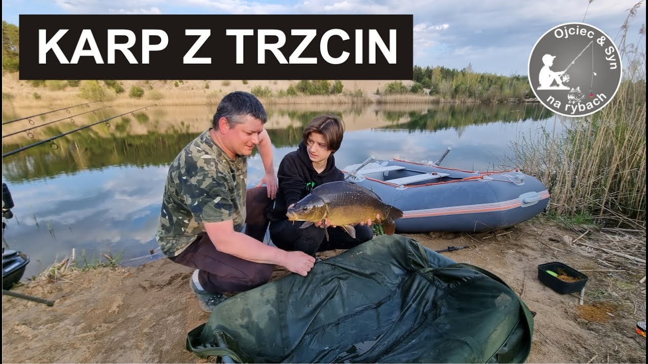 Karp zaparkował nam w trzcinach 150 metrów od stanowiska