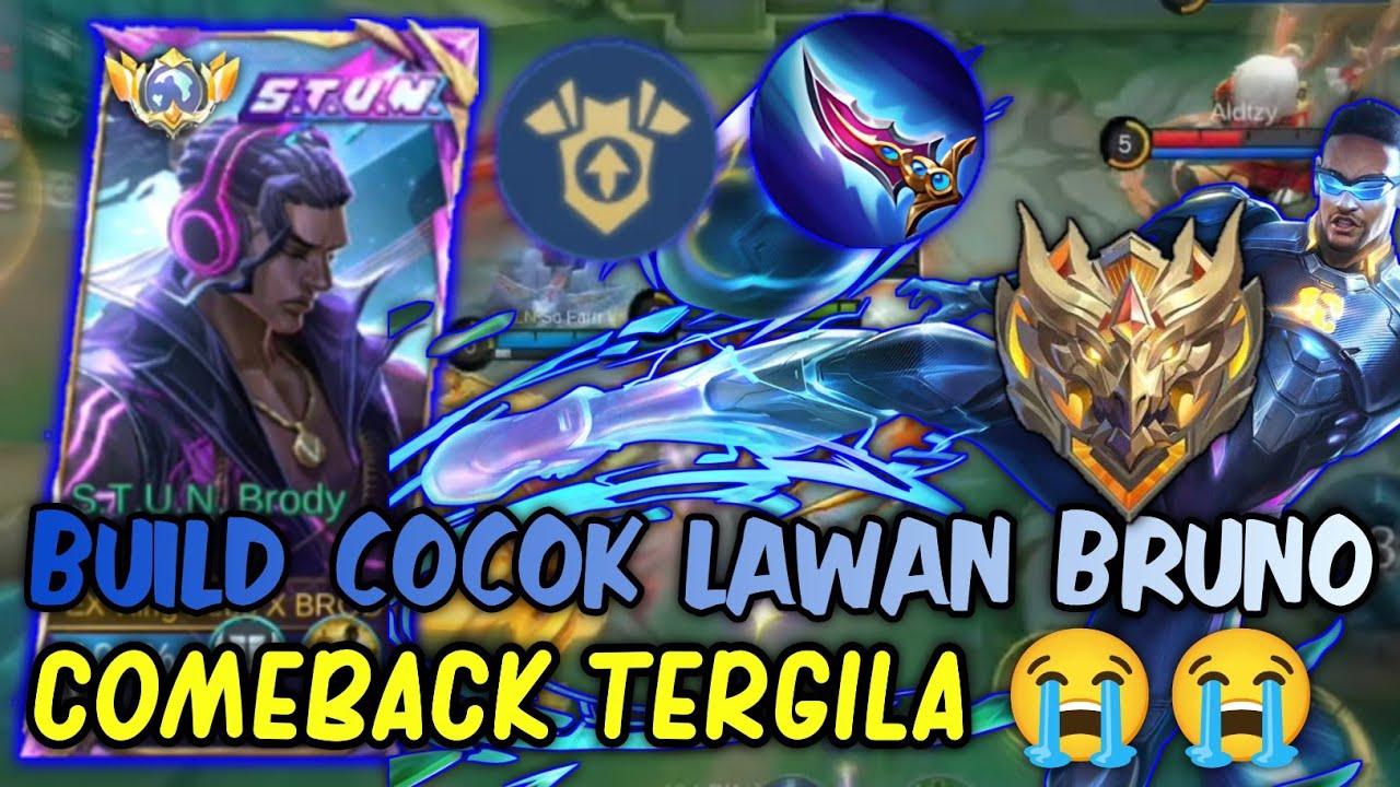 GOKIL SIH INI BUILD! COCOK BANGET LAWAN BRUNO, TAPI ENDING NYA BEGINI - MLBB
