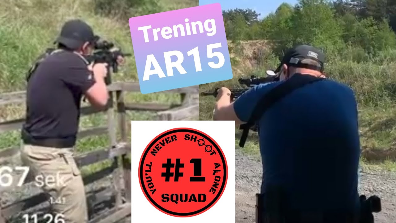 Trening AR15 Wilcze Doły oś 50 metrów 05.05.2024 #1Squad test SG Timer