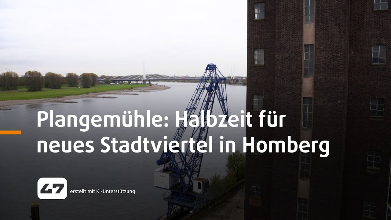 STUDIO 47 .live | PLANGEMÜHLE-GELÄNDE: HALBZEIT FÜR NEUES STADTVIERTEL IN HOMBERG