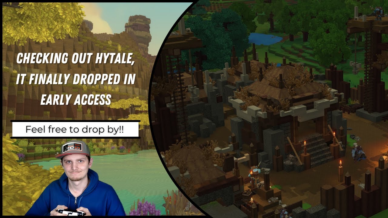 Hytale Dropped Into Early Access, Lets Check It Out! - Live