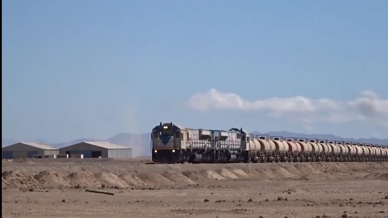 FCAB trenes por Antofagasta, Chile