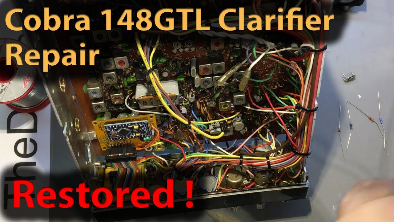 #263 Cobra 148GTL CB Radio with EP4 Channel Expansion Board - Clarifier Restoration