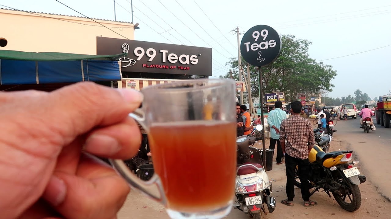 99 TEAS at One Place | Kadiyapu Lanka , Near Rajahmundry | street food zone