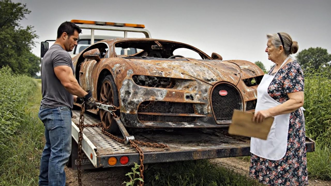 I Bought an Abandoned Bugatti Chiron for Only $500 — Grandma Sold Me a Forgotten Supercar!