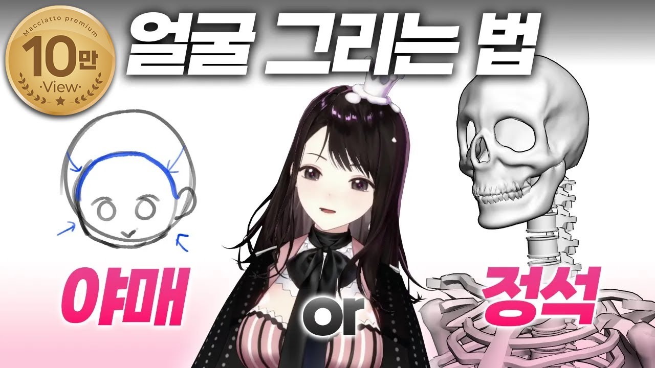 뭘 좋아할지 몰라서 전부 준비했어~ 🎉초보 필독 영상🎉얼굴 그리는 법