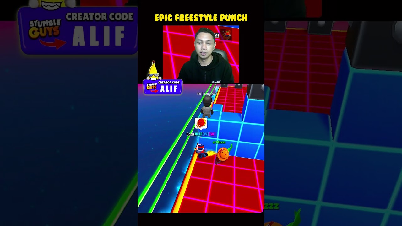 Epic freestyle moment at new block dash legendary 😱 ALIF punch 9999 skill 9999 IQ play 😊