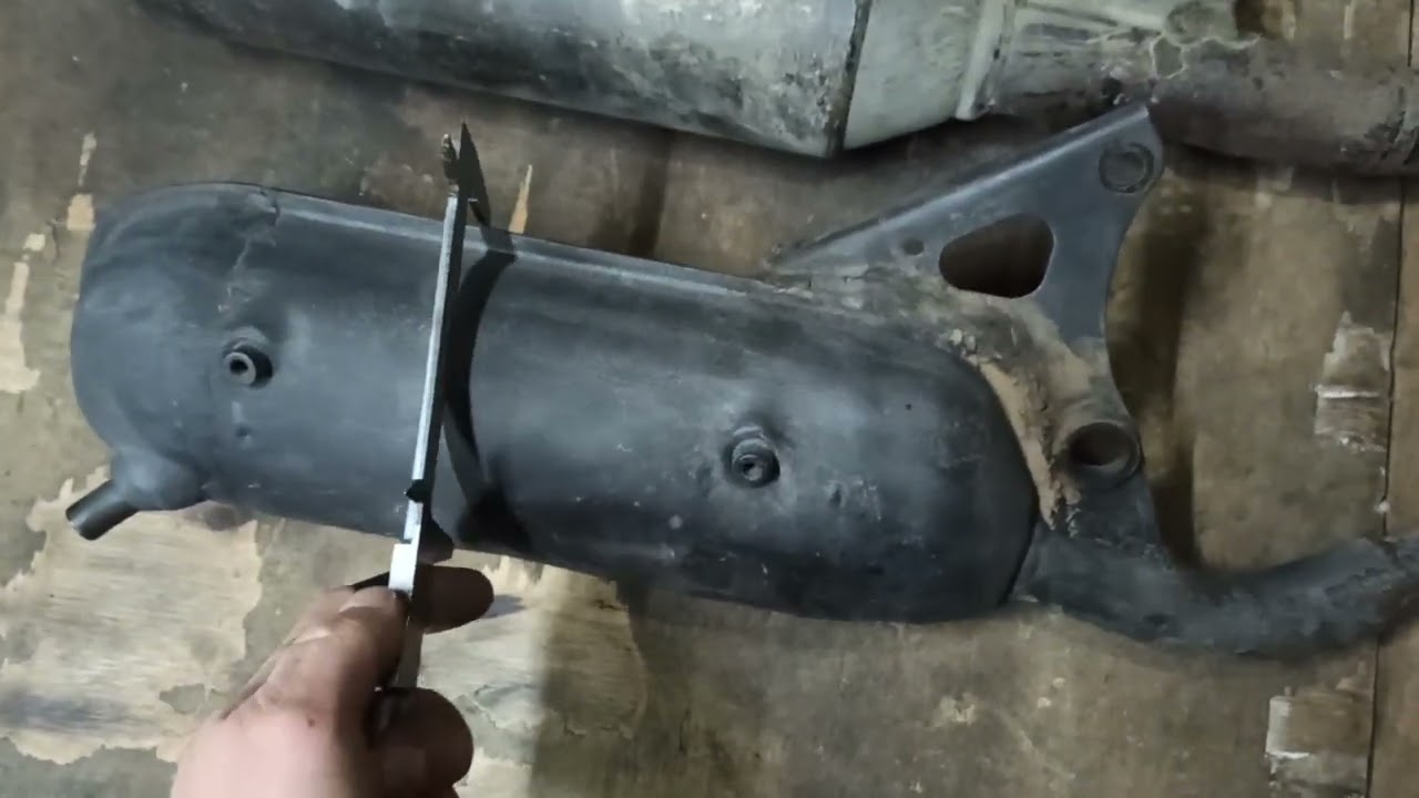 Сравнение Выхлопной  трубы Yamaha Jog и V8