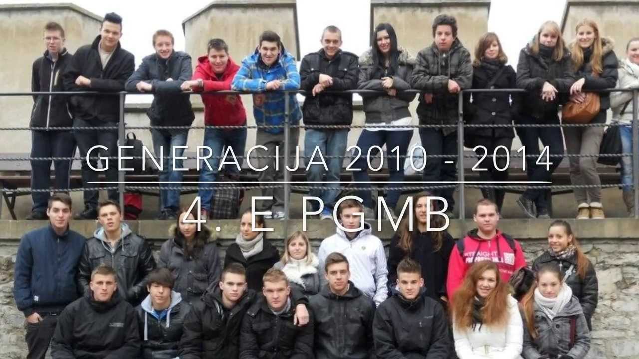 4. E (generacija 2010 - 2014) Prva gimnazija Maribor