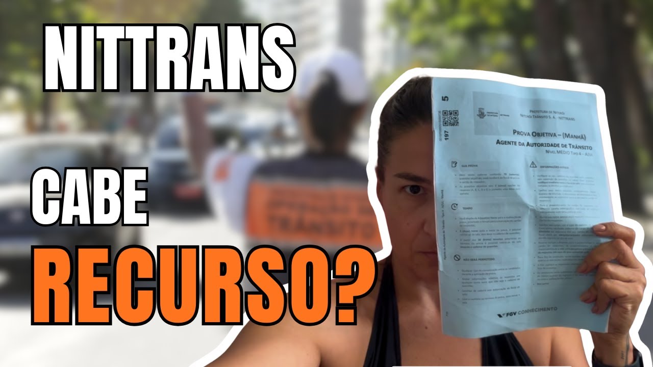 🚦 RECURSO NITTRANS - 4 questões que vou recorrer!