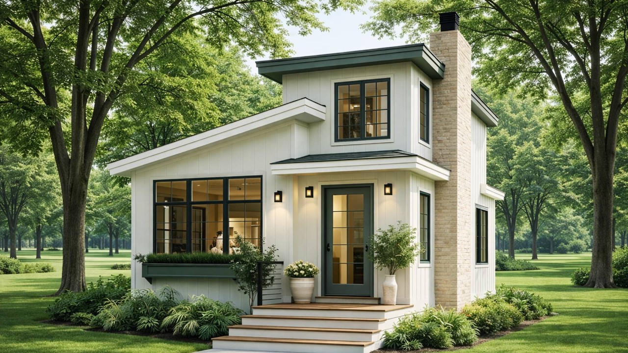 Tiny Footprint, Big Presence: The Farmhouse Exterior That Looks Architect-Designed