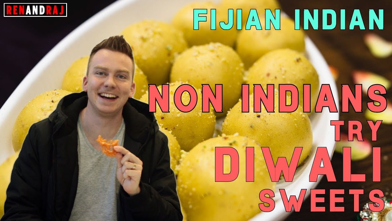 Fijian Indian - Non Indians try Diwali Sweets