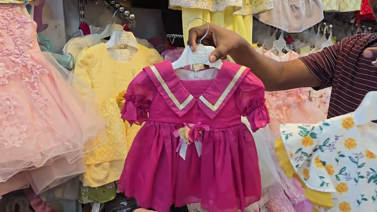 350+tk.Baby Girls Party Dress।গার্লস পার্টিড্রেস ঈদ কালেকশন পাইকারি। baby dress eid collection 2026