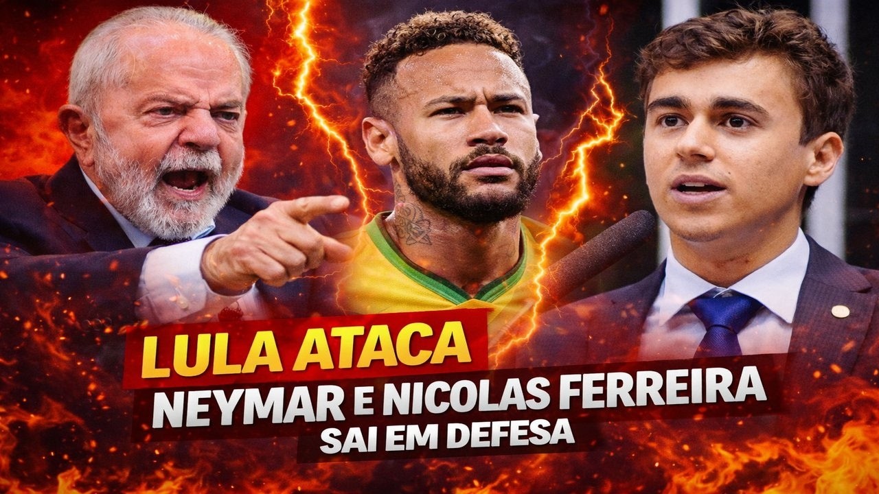 LULA x NEYMAR! Nicolas Ferreira NÃO FICOU CALADO