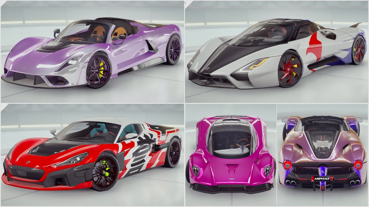 Asphalt 9, Hennessey VENOM F5, SSC Tuatara, Rimac Nevera, Valhalla & LaFerrari Aperta, Multiplayer