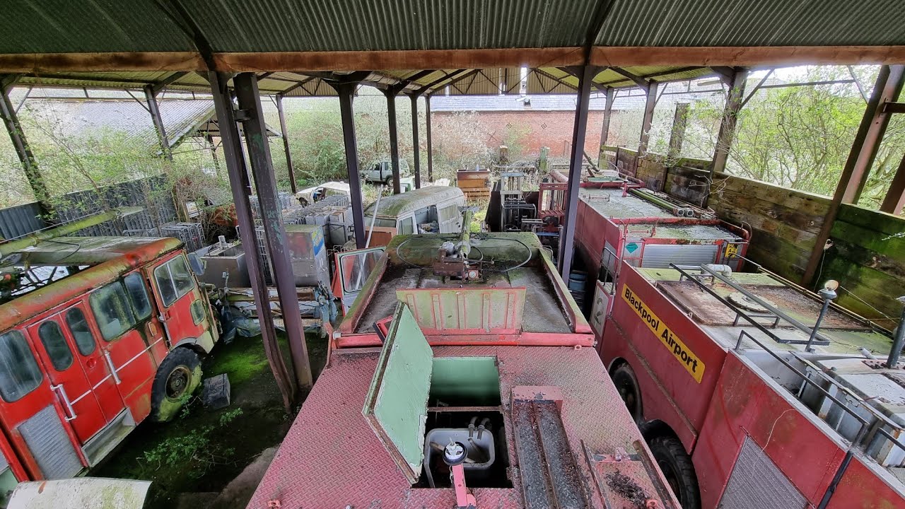 Abandoned Fire Engine Graveyard 🚒 