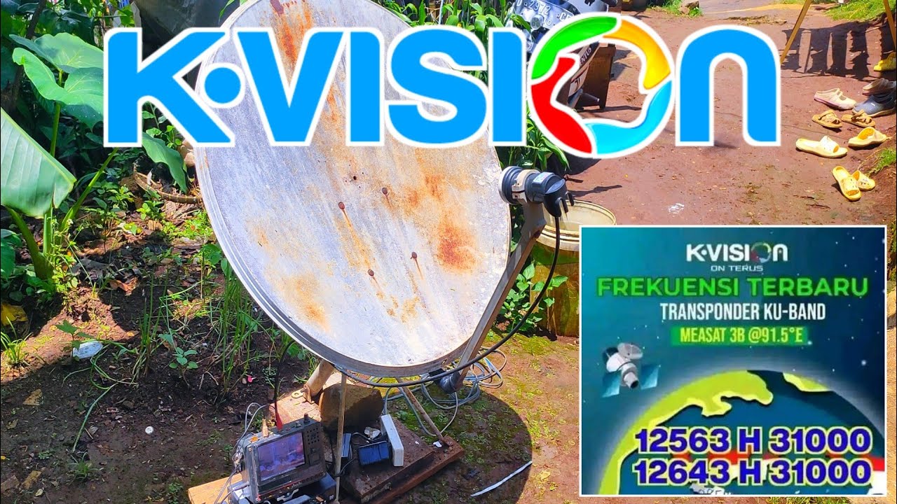 Tracking K vision Ku Band Satelit Terbaru Measat 3B 2024