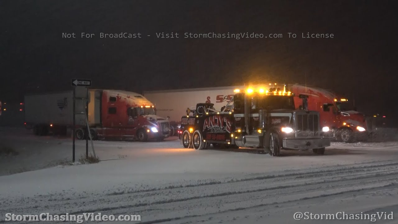 Winter Storm Travel Nightmare With Seven Inches Of Snow, St. Cloud, MN - 11/10/2020