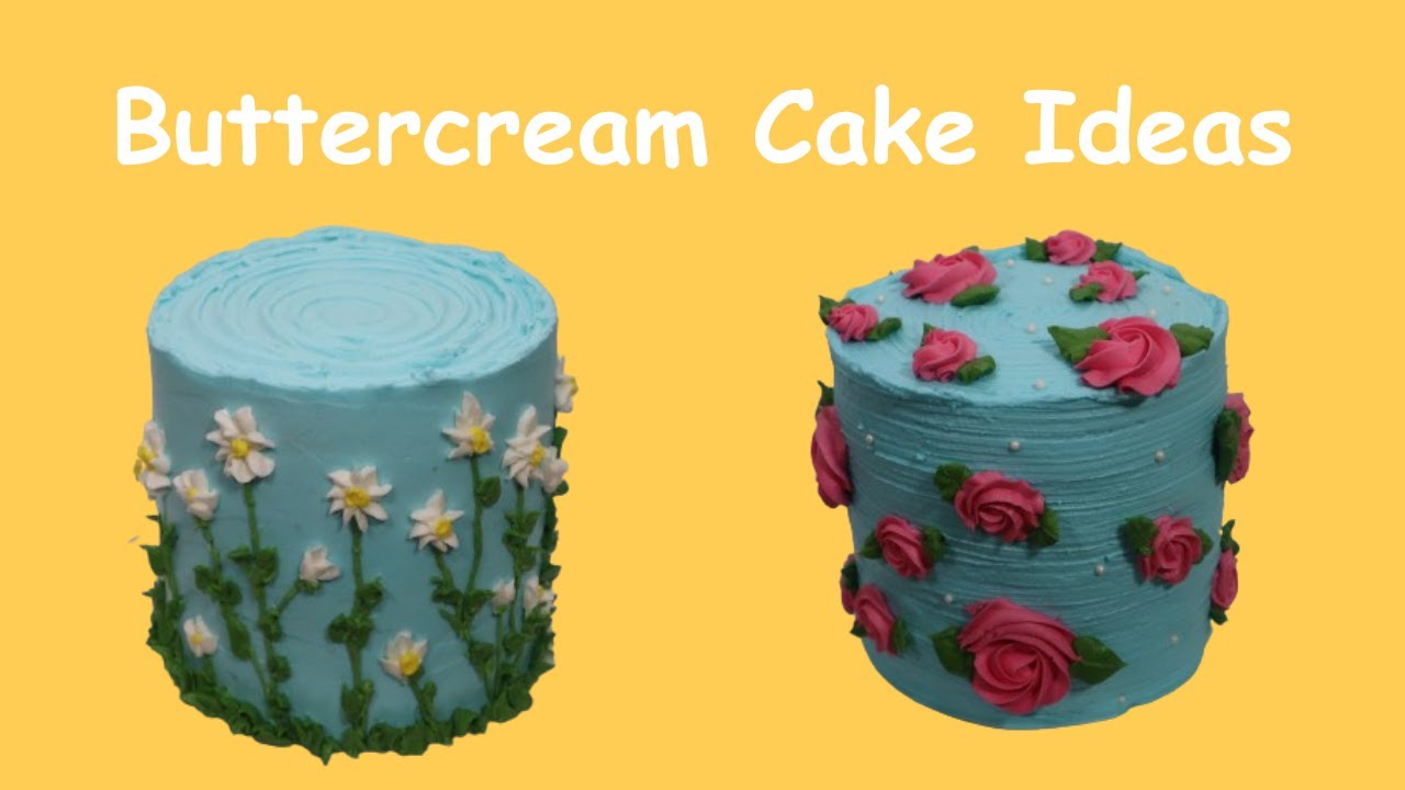 Daisy cake Idea / Buttercream cake idea