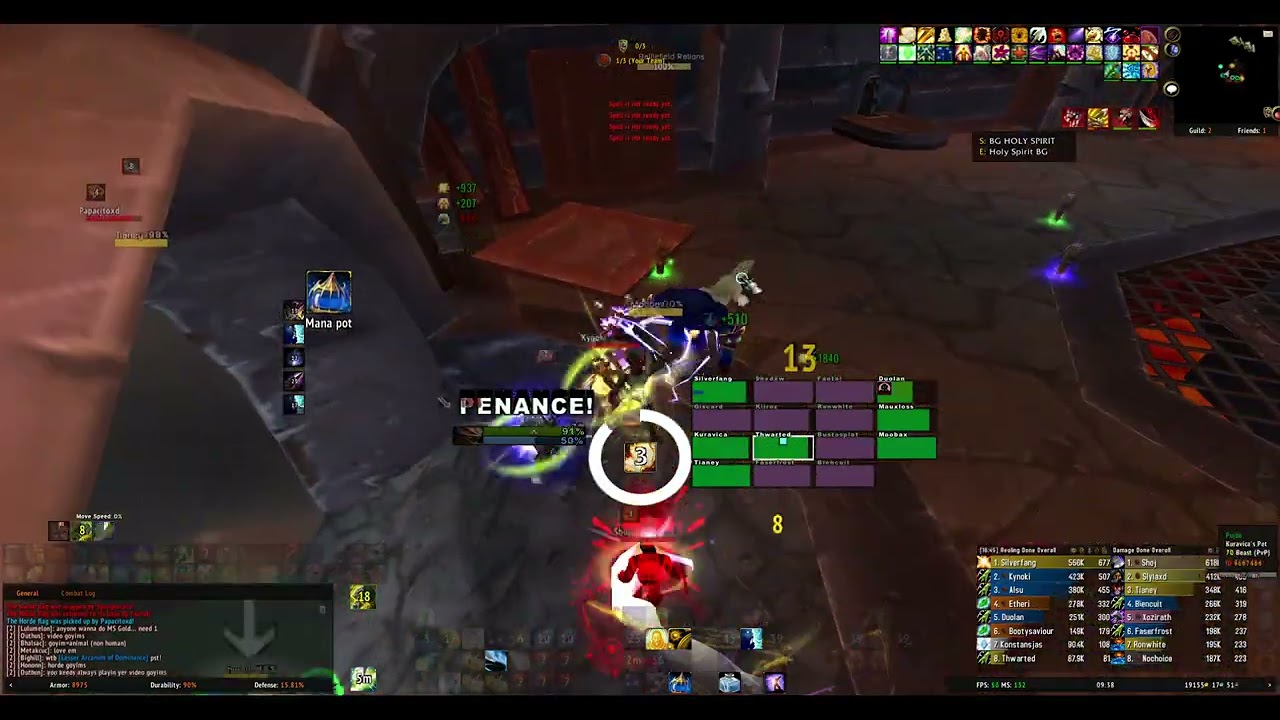 Healing while focused - Project ascension A52