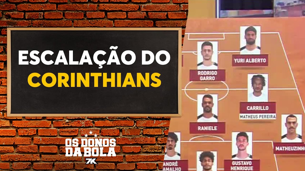 Veja a provável escalação do Corinthians contra o Flamengo