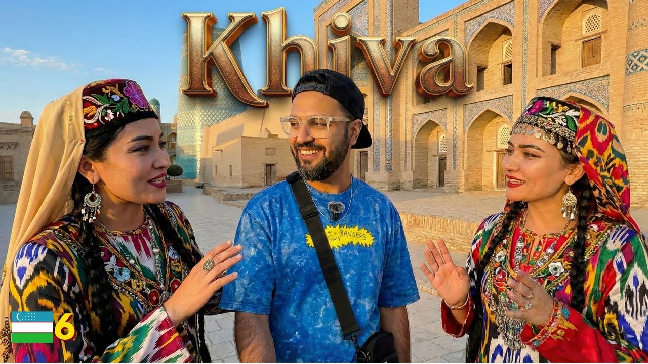 Walking Inside a 2500 Years Old City - Khiva Uzbekistan