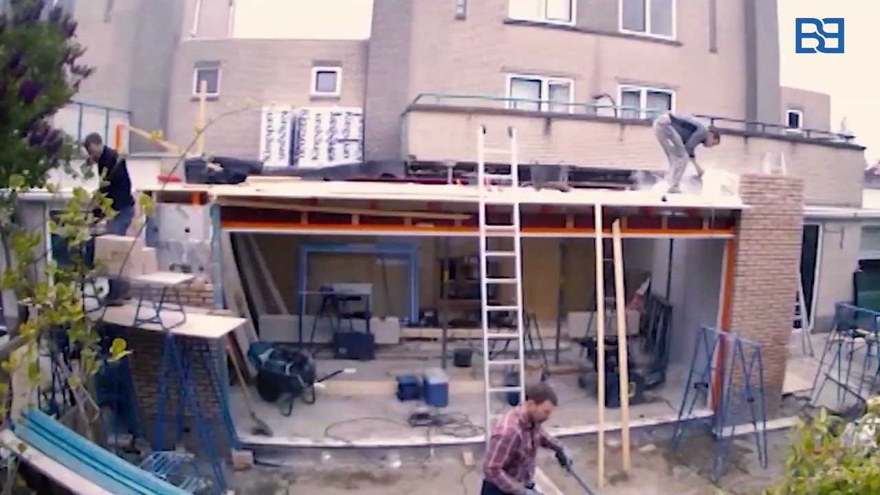 aanbouw of uitbouw timelapse bouw verslag