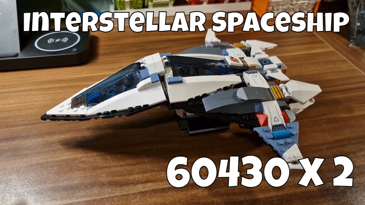 Interstellar Spaceship (2x Lego 60430) by anderson_brick_art