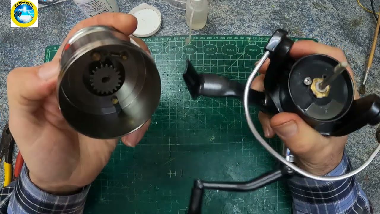 CARRETE O REEL DE PESCA CAPELAN MERIDIAN 5000 REPARACION ANTIRETROCESO.