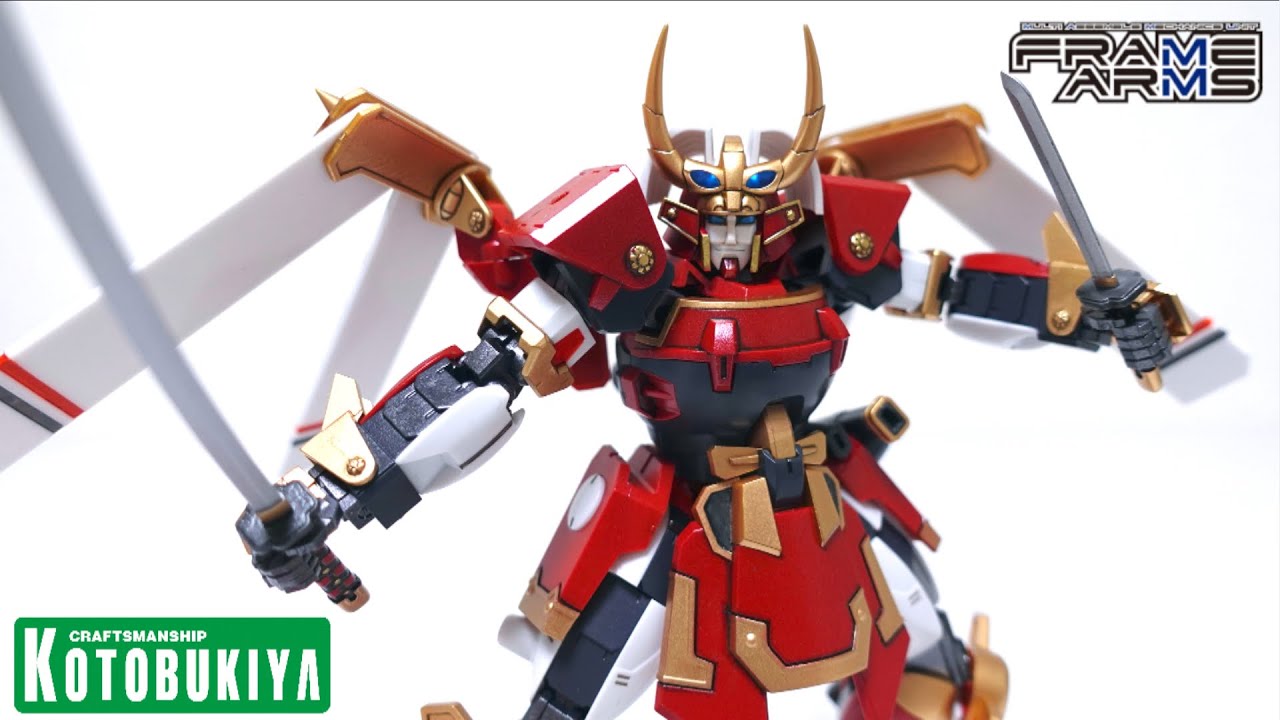 【フレームアームズ】大河原邦男先生デザインの武者ロボ！信玄 ヲタファのプラモレビュー / FRAME ARMS SHINGEN