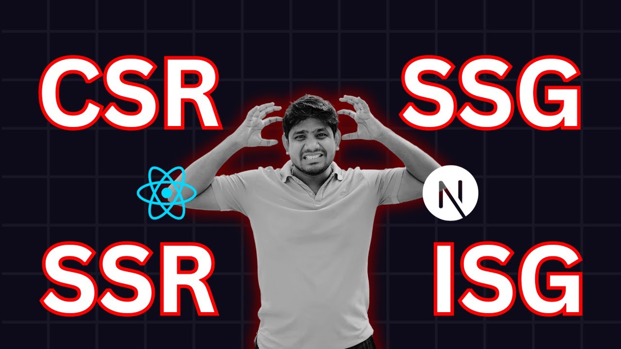 🚀 What is CSR SSR SSG and ISR in Tamil ✨ 🌐  | VMG | Velmurugan MG #reactjs #nextjs #rendering