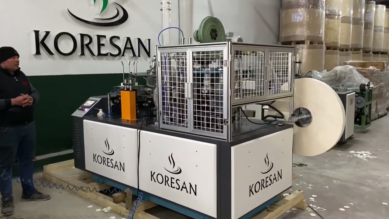 KRC100 Yüksek Hızlı Karton Bardak Makinesi - Koresan