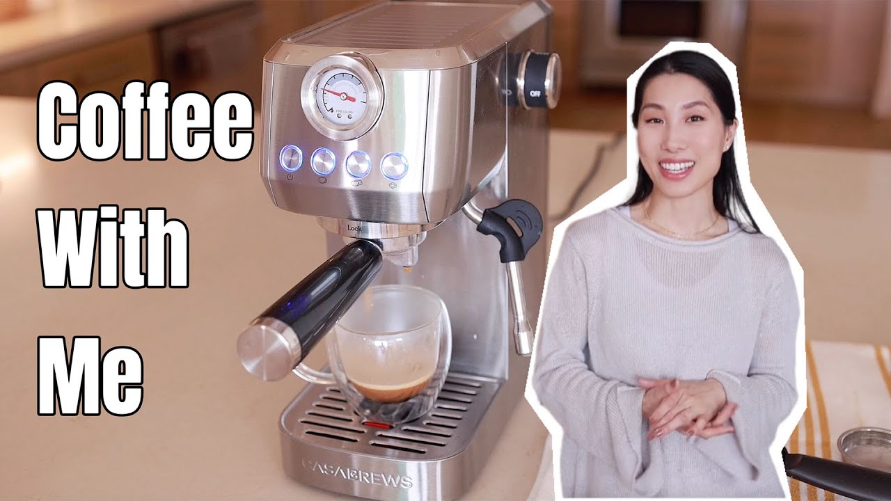 How I make coffee at home | Casabrews 3700Gense Espresso Machine Review | Chris Han