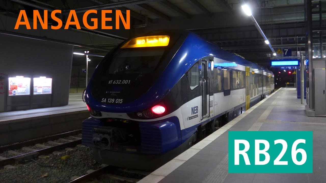 [Niederbarnimer Eisenbahn] Ansagen der RB26 Berlin Ostkreuz - Küstrin-Kietz