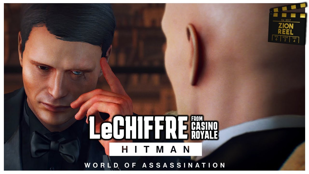 Mads Mikkelsen CHEATS at poker - Hitman: World of Assassination The Banker DLC